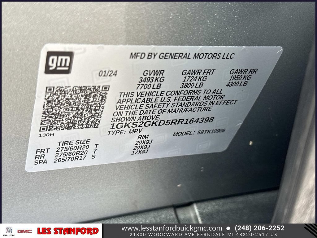 Certified 2024 GMC Yukon XL SLT w/ SLT Luxury Package AWD/4WD image 20