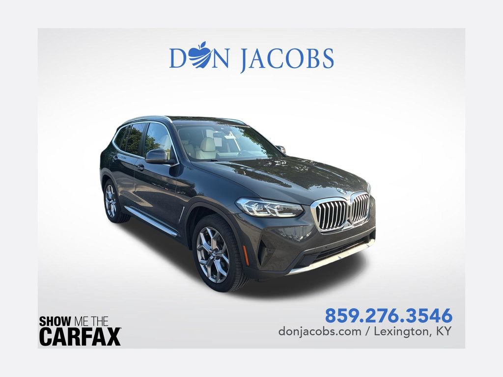 Used 2022 BMW X3 xDrive30i w/ Premium Package 2 (ZPA) AWD/4WD image 1