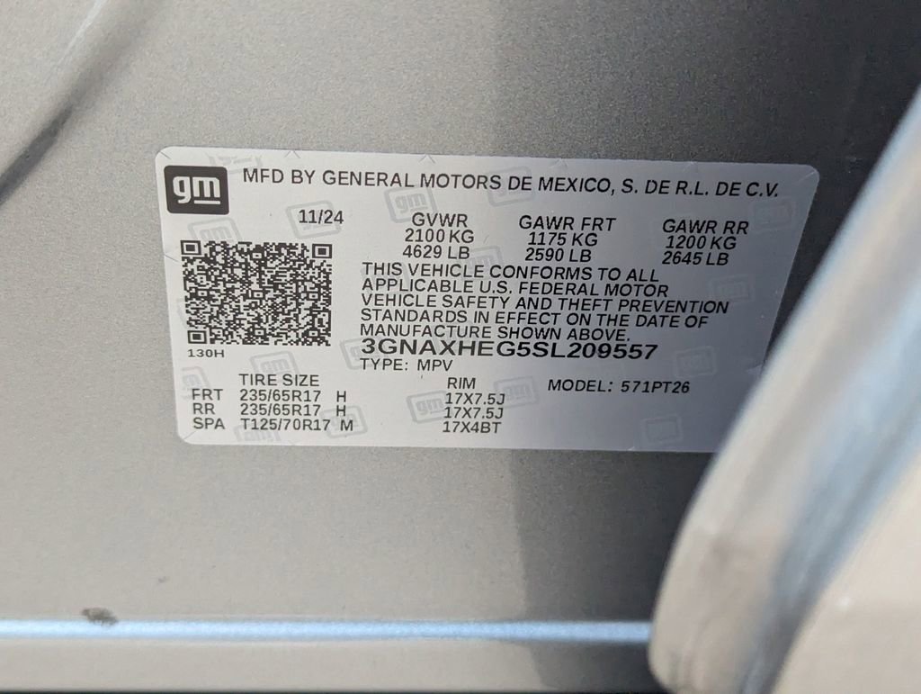 Certified 2025 Chevrolet Equinox LT w/ Convenience Package II FWD image 33