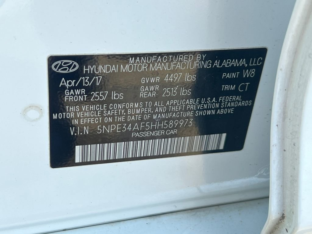 Used 2017 Hyundai Sonata Sport w/ Value Edition Package 02 image 35