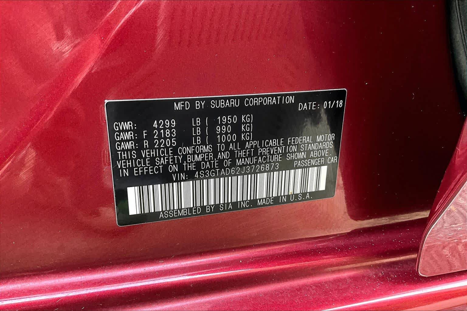 Used 2018 Subaru Impreza 2.0i Premium w/ Eyesight & BSD & Rcta AWD/4WD image 36
