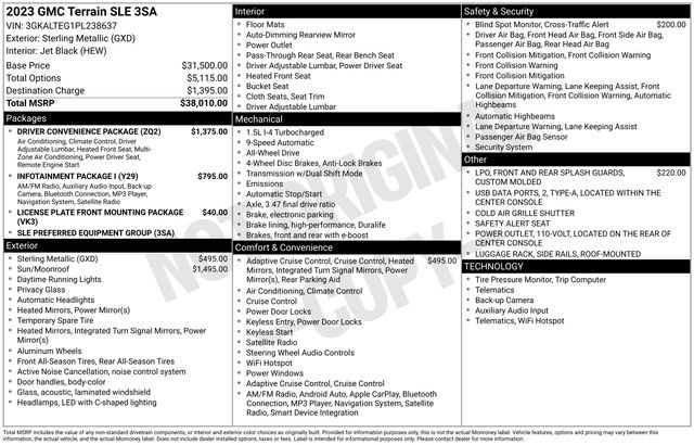 Certified 2023 GMC Terrain SLE w/ Driver Convenience Package image 4