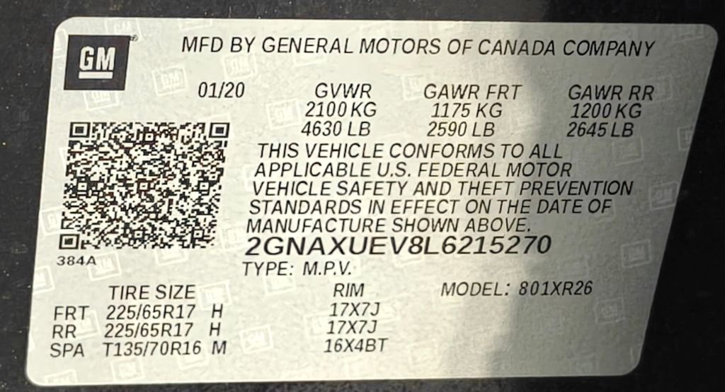 Used 2020 Chevrolet Equinox LT image 54