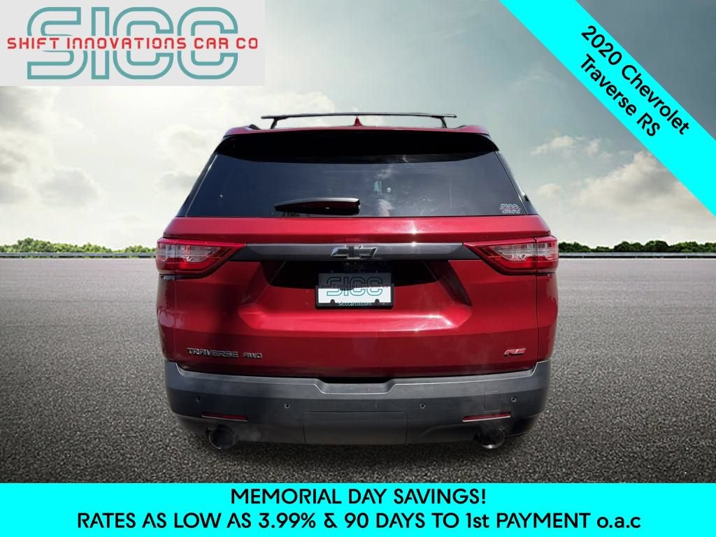 Used 2020 Chevrolet Traverse RS w/ LPO, 'HIT The Road' Package AWD/4WD image 6