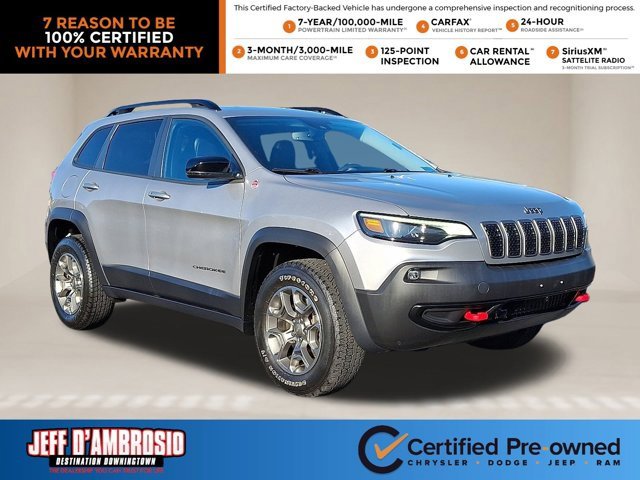 Certified 2022 Jeep Cherokee Trailhawk w/ Sun, Sound & Nav Group