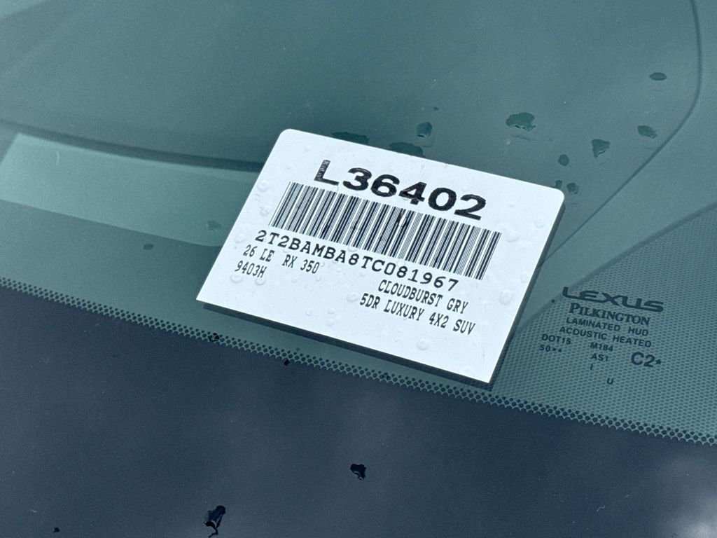 New 2026 Lexus RX 350 FWD w/ Convenience Package image 16