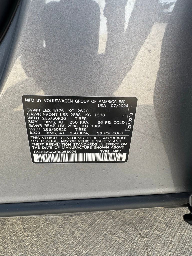 Used 2024 Volkswagen Atlas Cross Sport SE AWD/4WD image 24