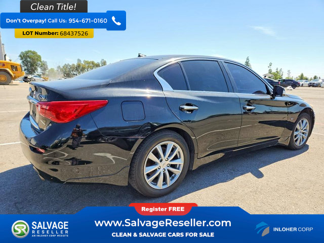 Used 2015 INFINITI Q50 Premium w/ Navigation Package AWD/4WD image 4