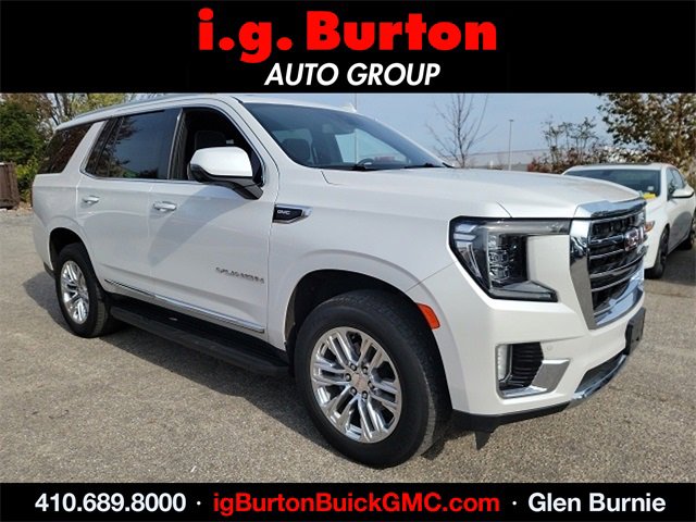Used 2021 GMC Yukon SLT w/ Rear Media and Nav Package