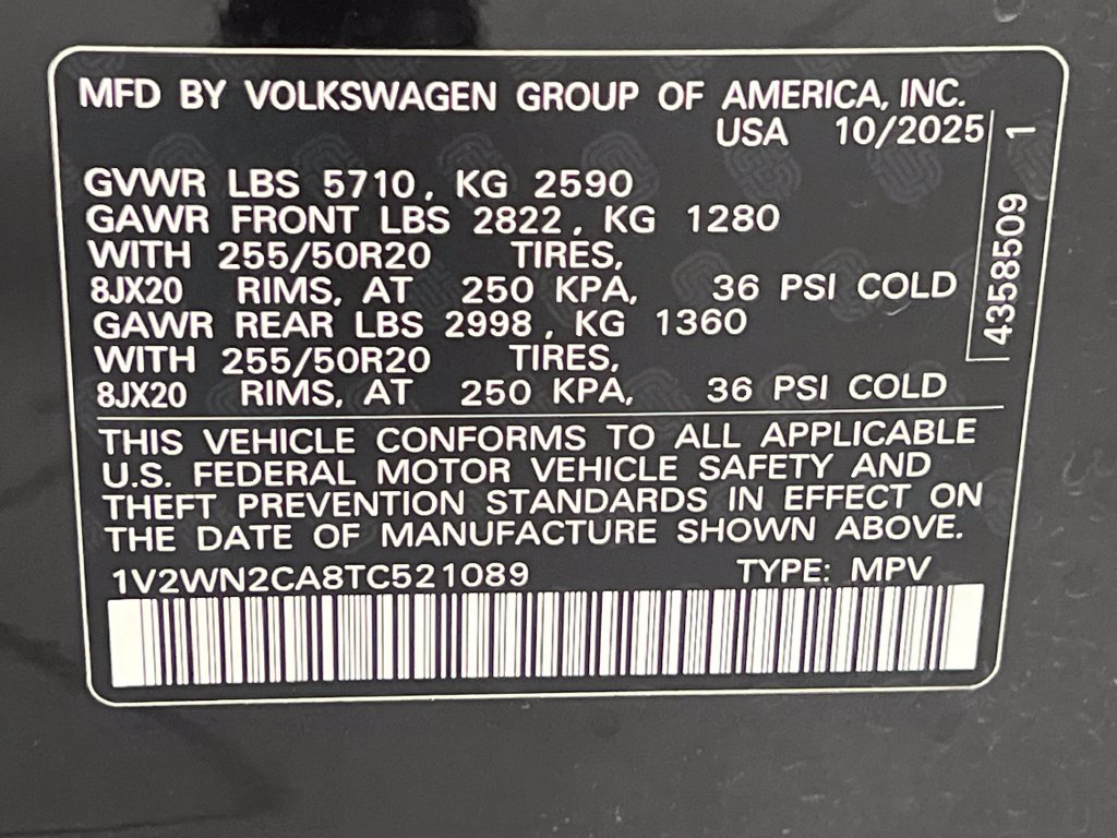 Used 2026 Volkswagen Atlas SE FWD image 77