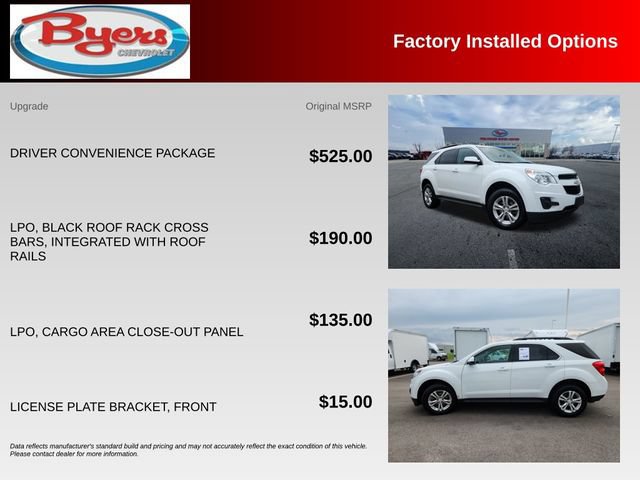 Used 2014 Chevrolet Equinox LT w/ Driver Convenience Package FWD image 10