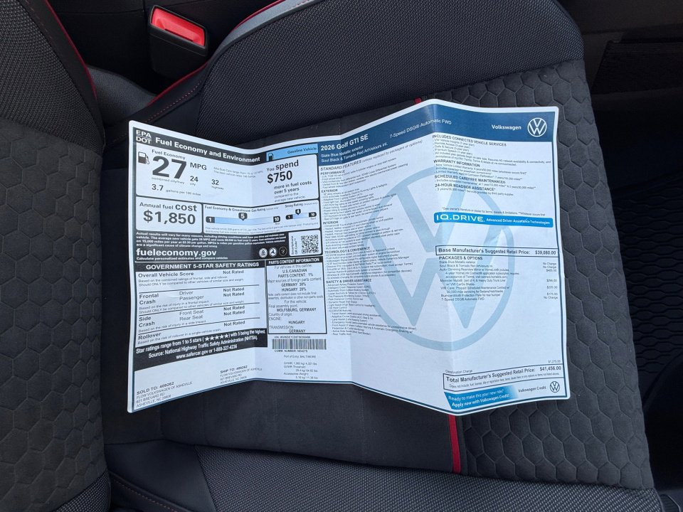 New 2026 Volkswagen Golf SE image 33