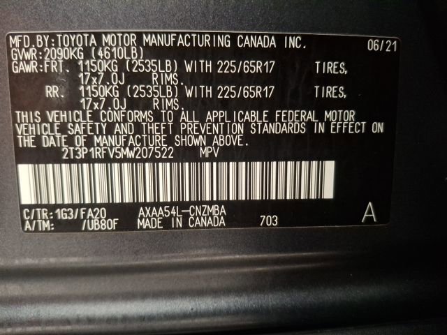 Used 2021 Toyota RAV4 XLE w/ Convenience Package image 72