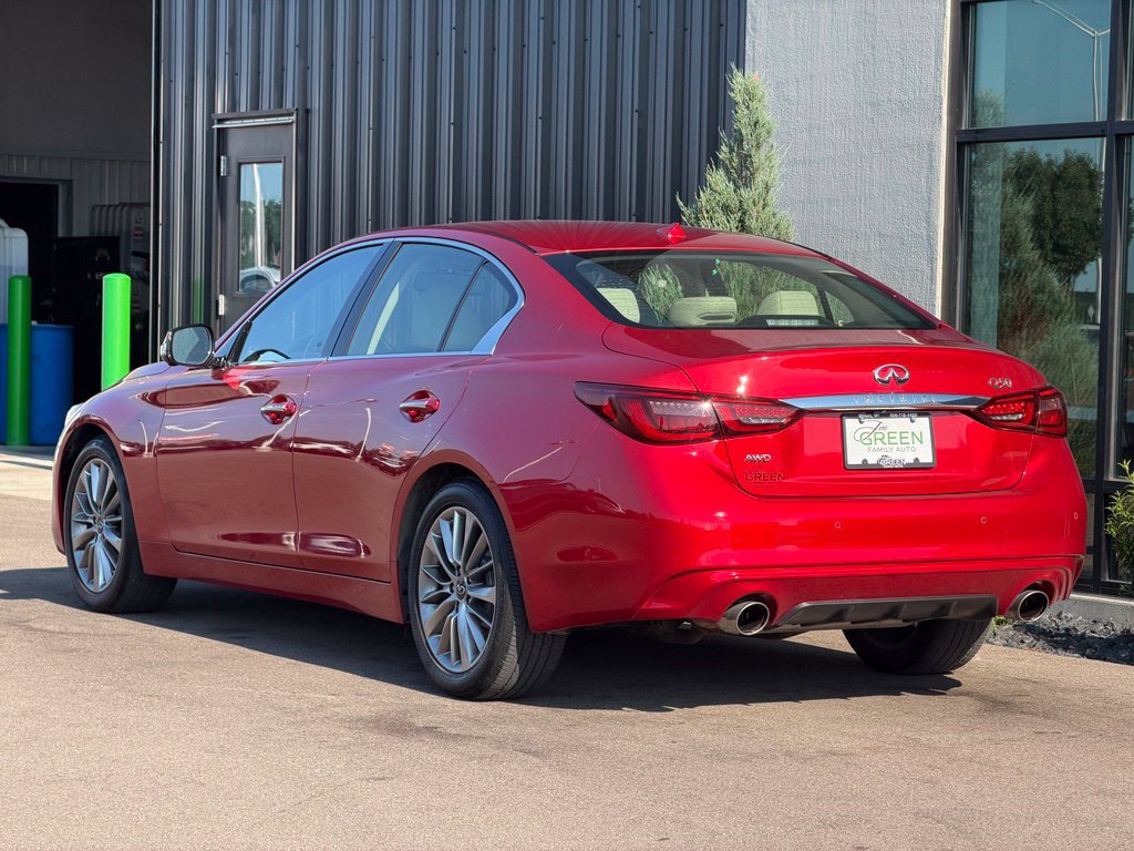 Used 2022 INFINITI Q50 Luxe AWD/4WD image 3