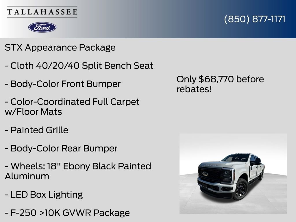 New 2025 Ford F250 XL w/ STX Appearance Package image 4