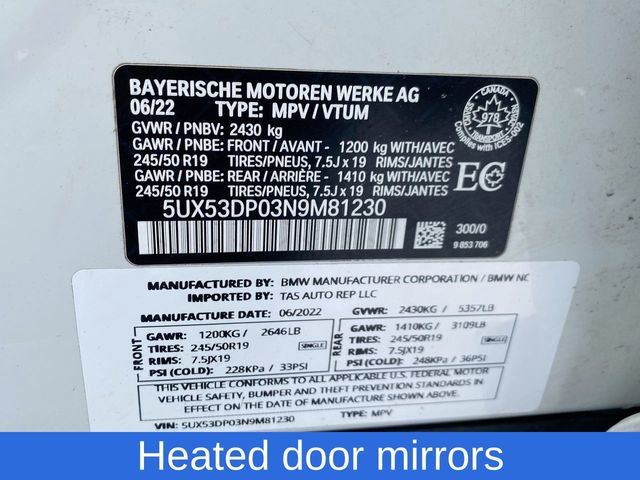 Used 2022 BMW X3 xDrive30i image 35