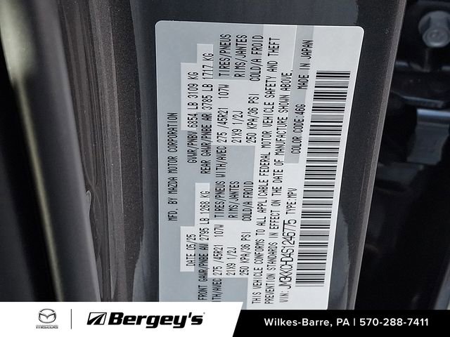 New 2025 MAZDA CX-90 3.3 Turbo w/ Premium Sport Pkg image 24