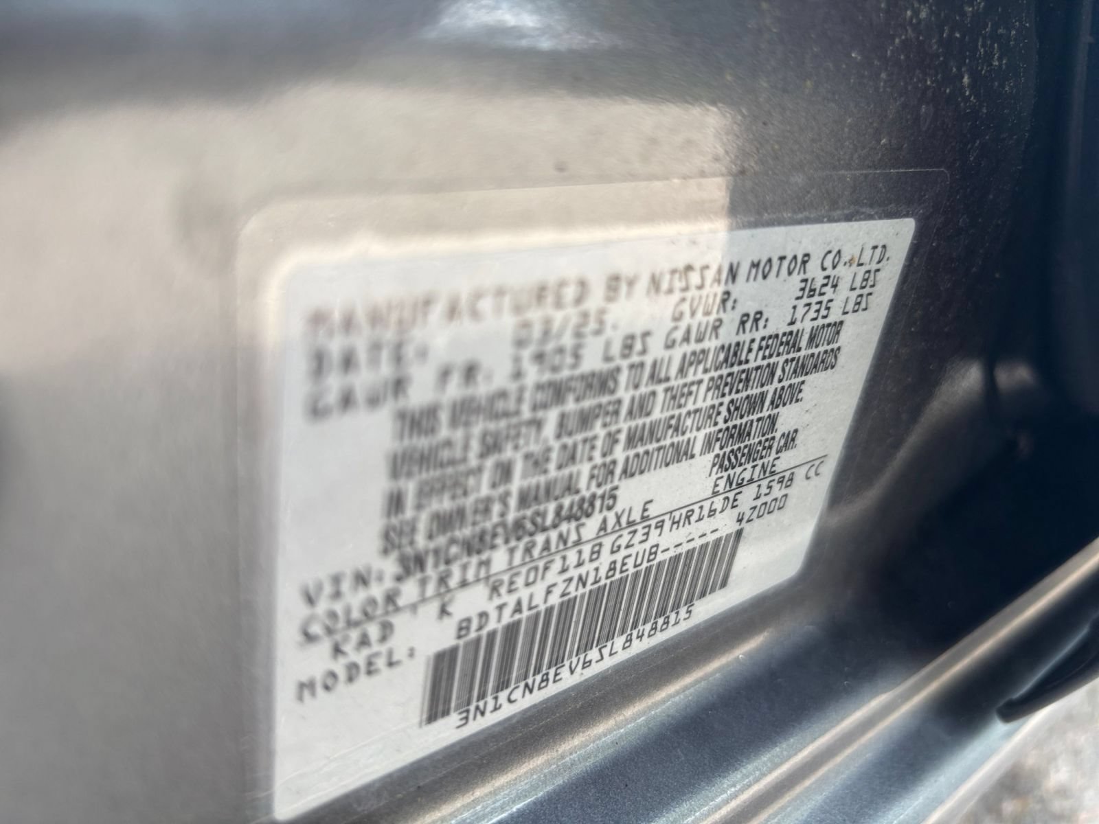 Used 2025 Nissan Versa SV FWD image 28