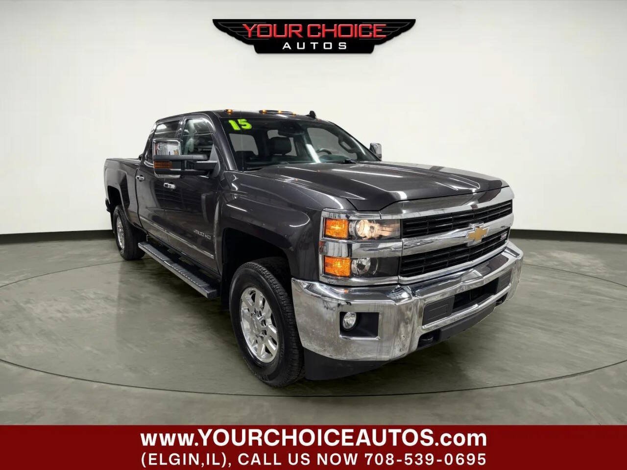 Used 2015 Chevrolet Silverado 2500 LTZ w/ Driver Alert Package AWD/4WD image 8