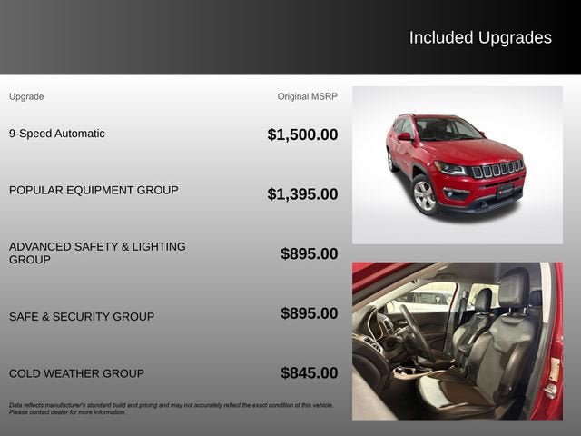 Used 2018 Jeep Compass Latitude w/ Popular Equipment Group AWD/4WD image 5