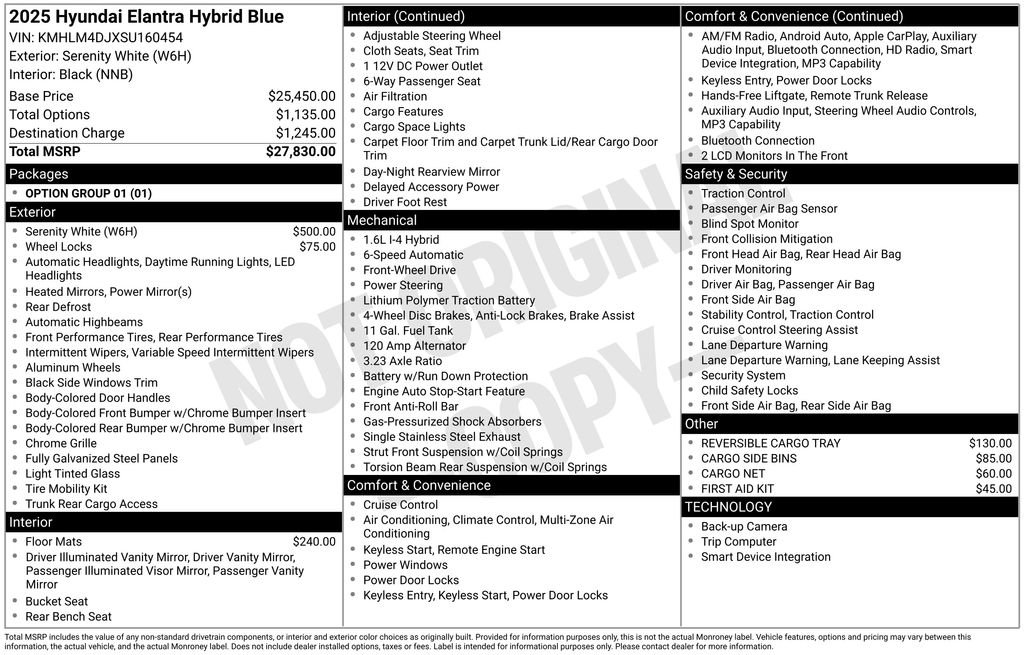 Used 2025 Hyundai Elantra Blue image 5