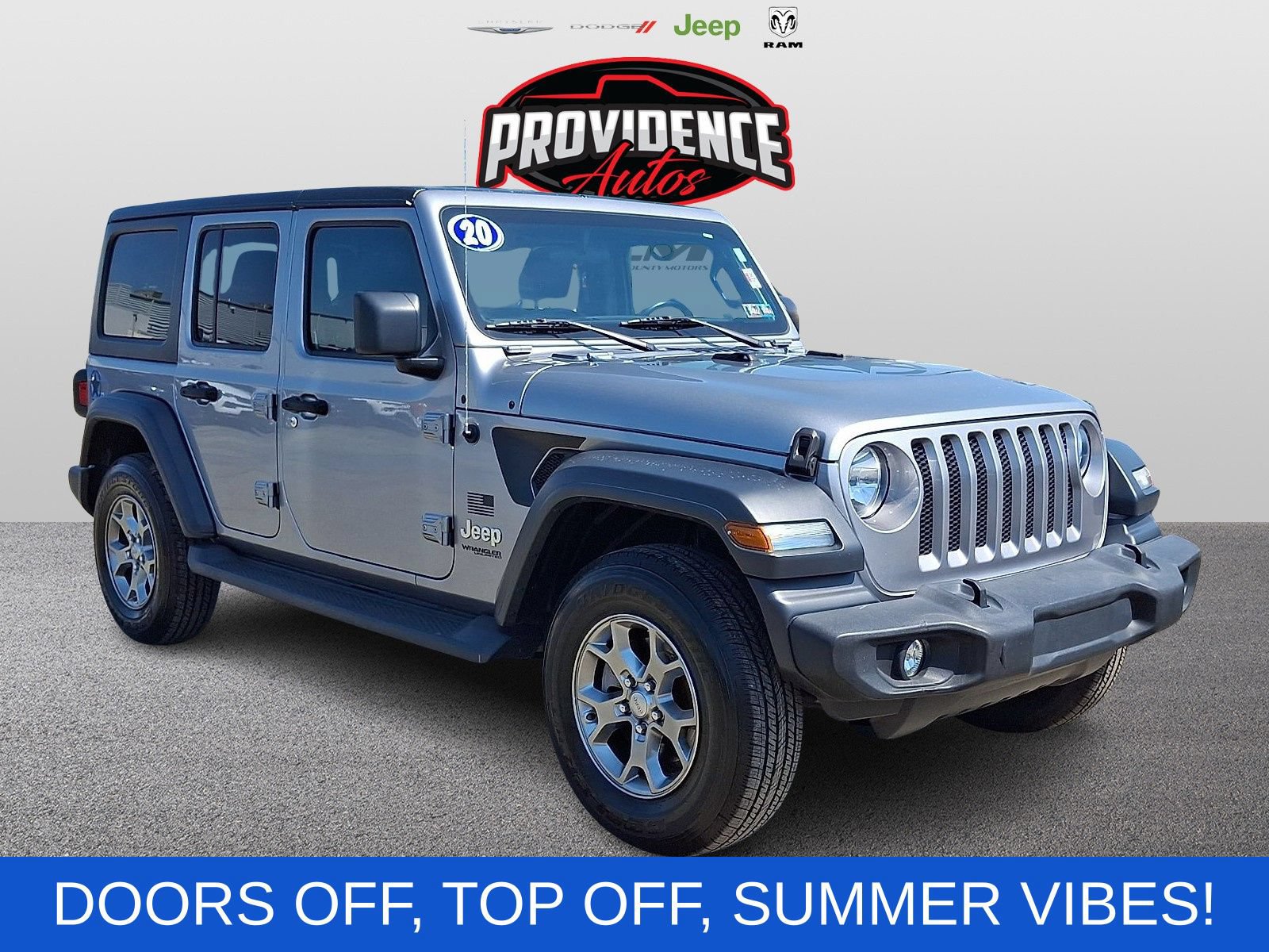 Used 2020 Jeep Wrangler Unlimited Sport AWD/4WD image 1