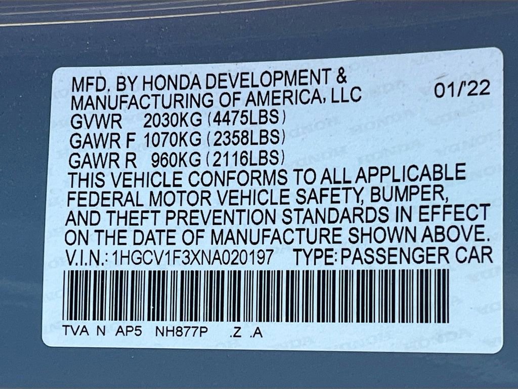 Used 2022 Honda Accord Sport image 29