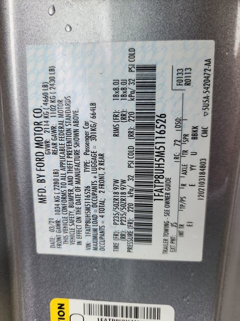 Used 2021 Ford Mustang Premium image 27