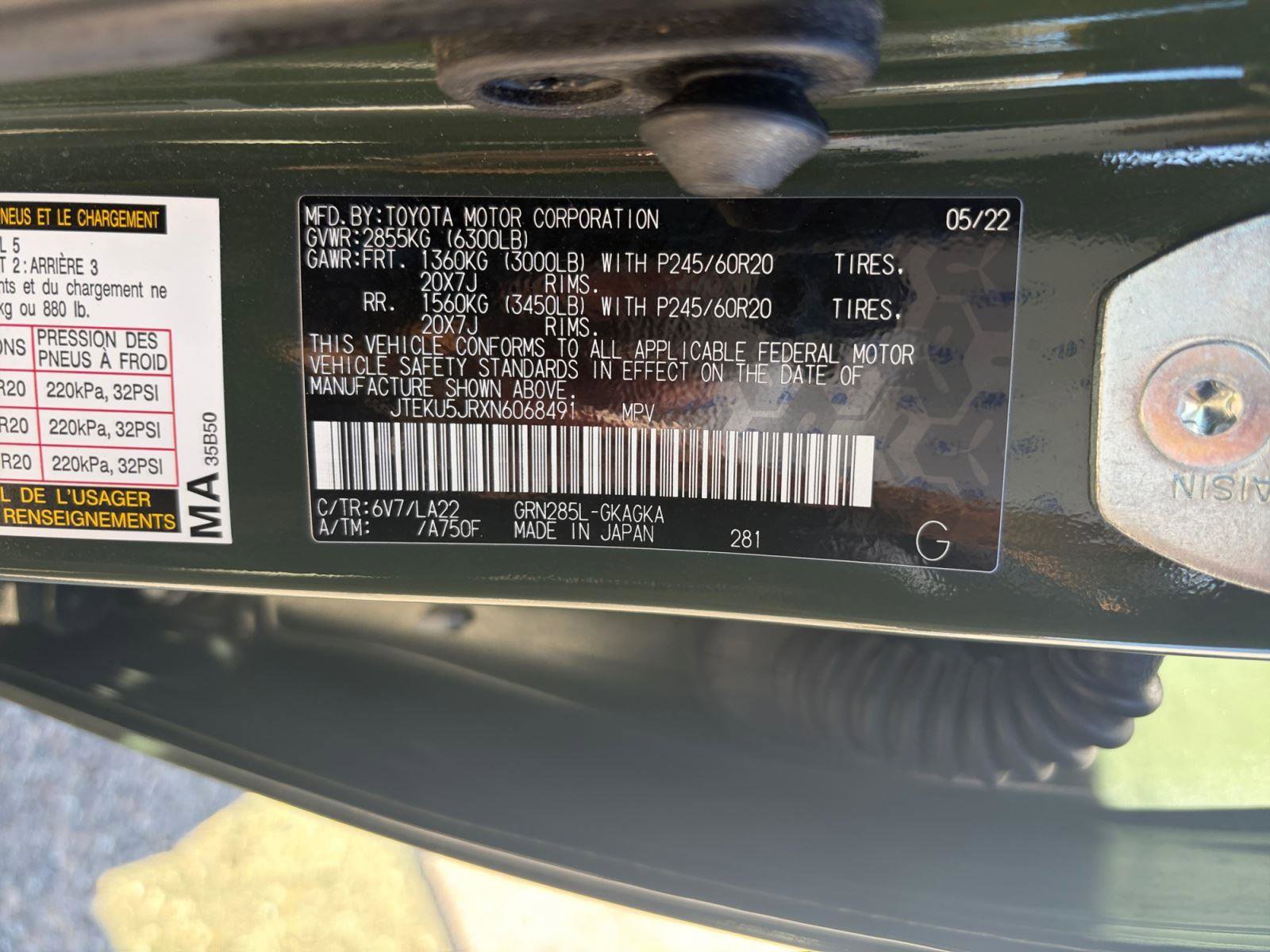 Certified 2022 Toyota 4Runner Limited image 15