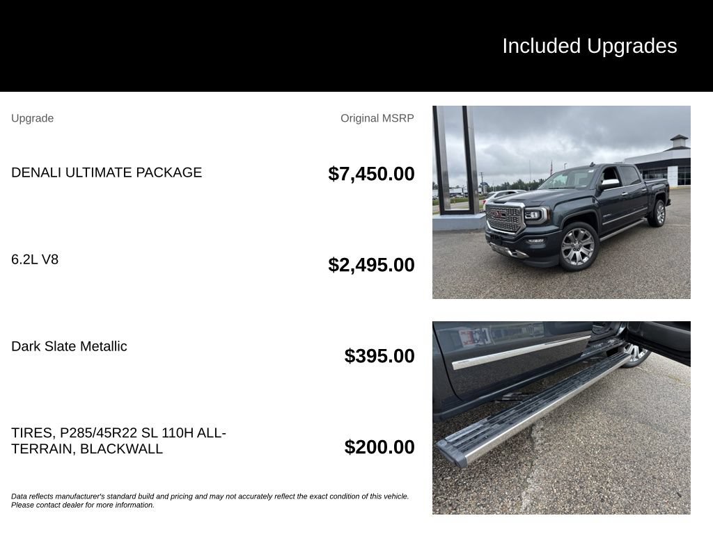 Used 2017 GMC Sierra 1500 Denali w/ Denali Ultimate Package AWD/4WD image 6