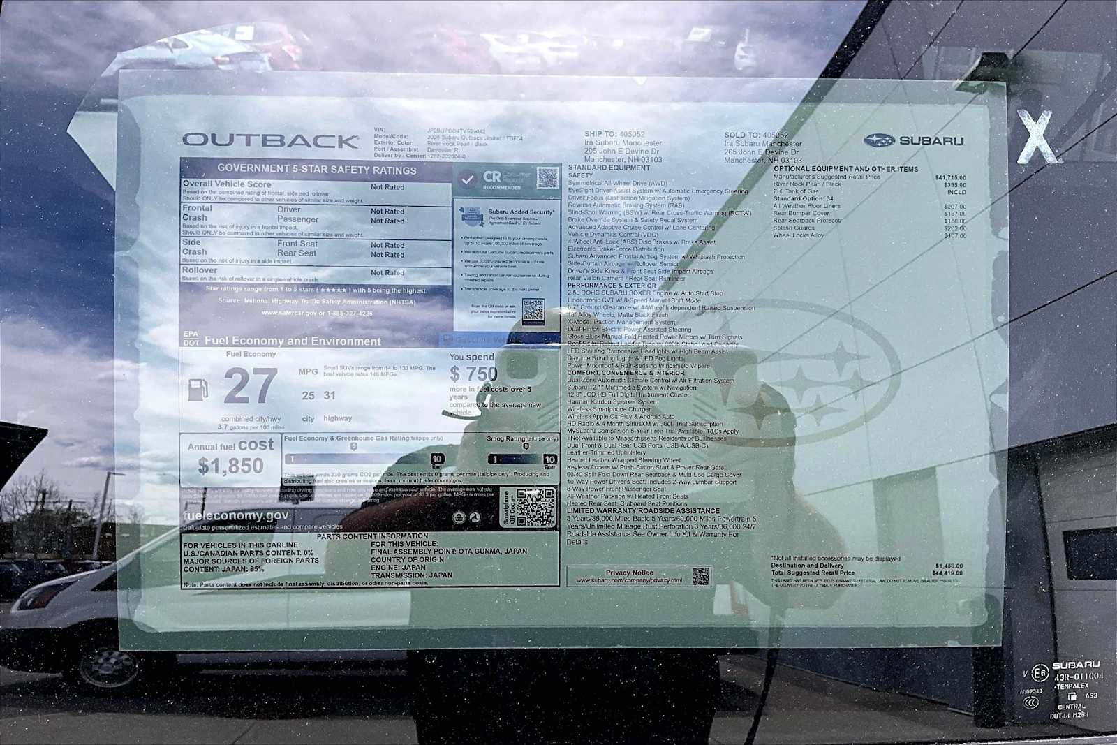 New 2026 Subaru Outback Limited AWD/4WD image 18