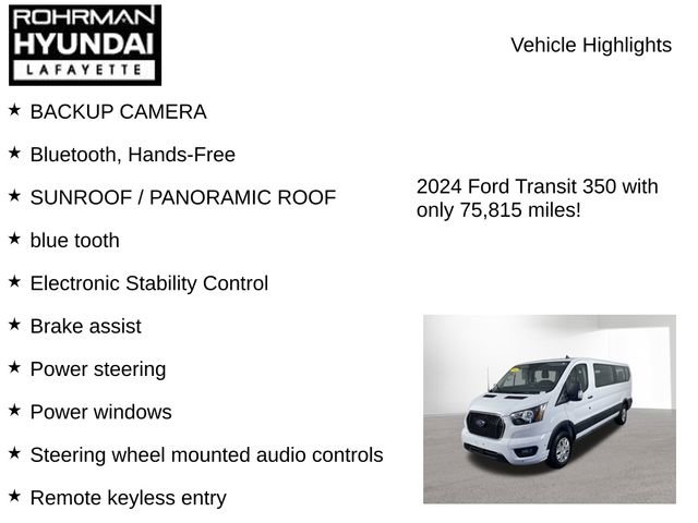 Used 2024 Ford Transit 350 XLT image 7