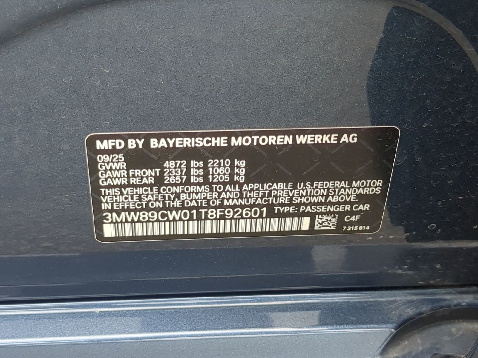 Certified 2026 BMW 330i xDrive Sedan w/ M Sport Package AWD/4WD image 35