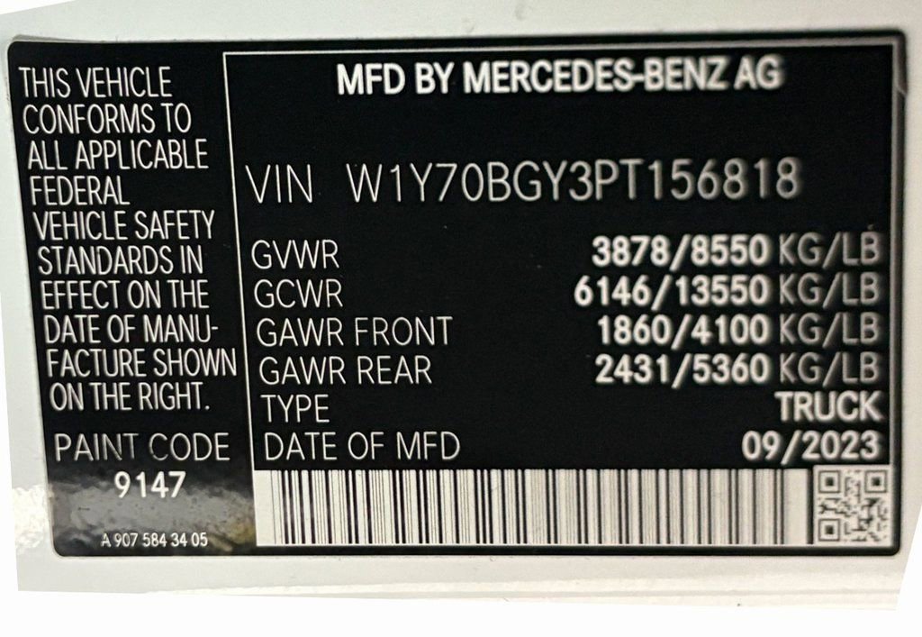 Used 2023 Mercedes-Benz Sprinter 1500 image 33