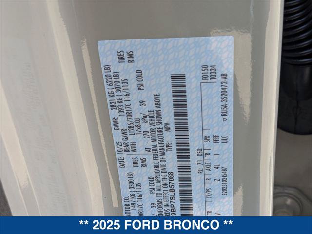 New 2025 Ford Bronco Badlands AWD/4WD image 21