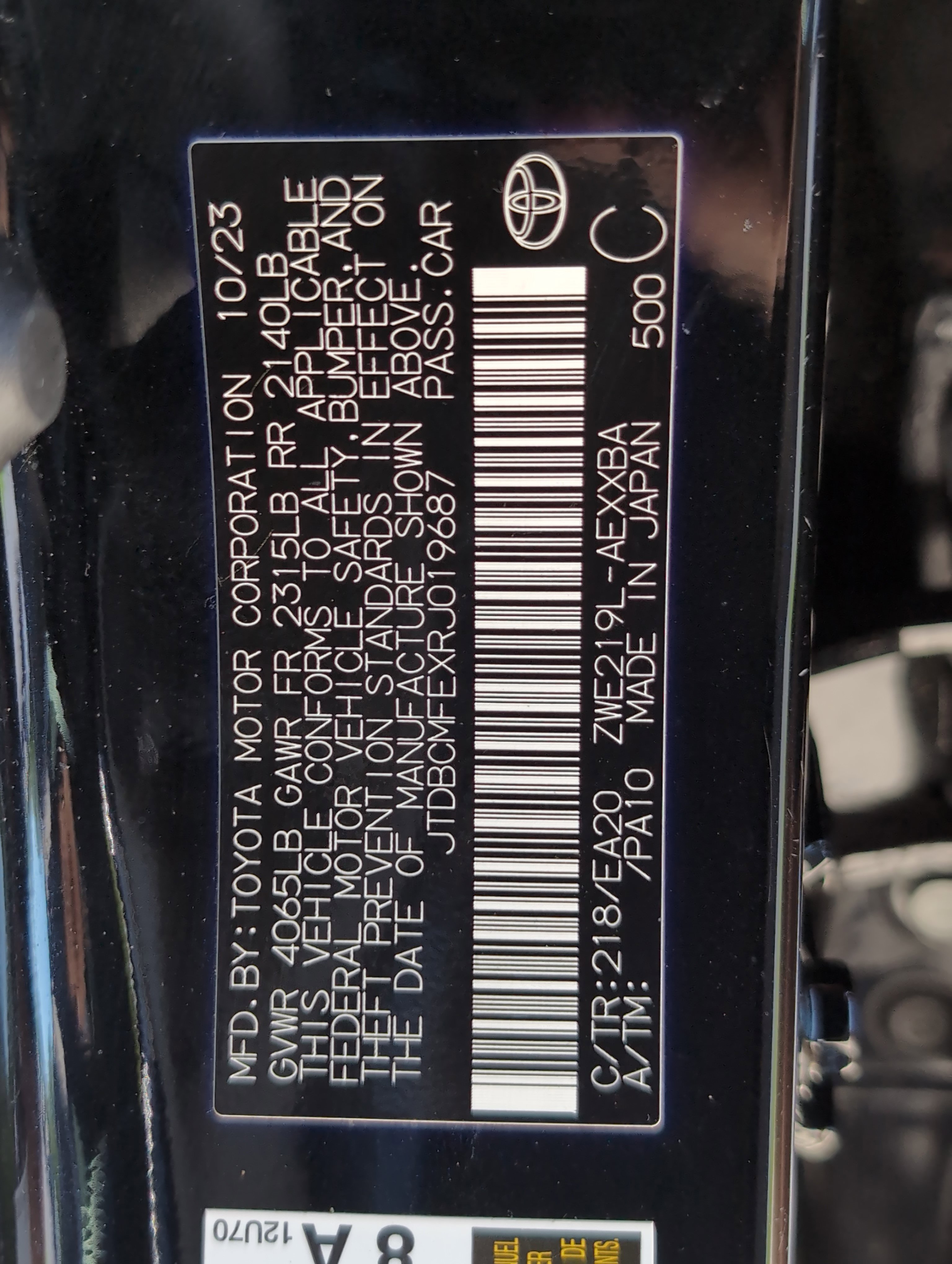 Certified 2024 Toyota Corolla XLE FWD image 35