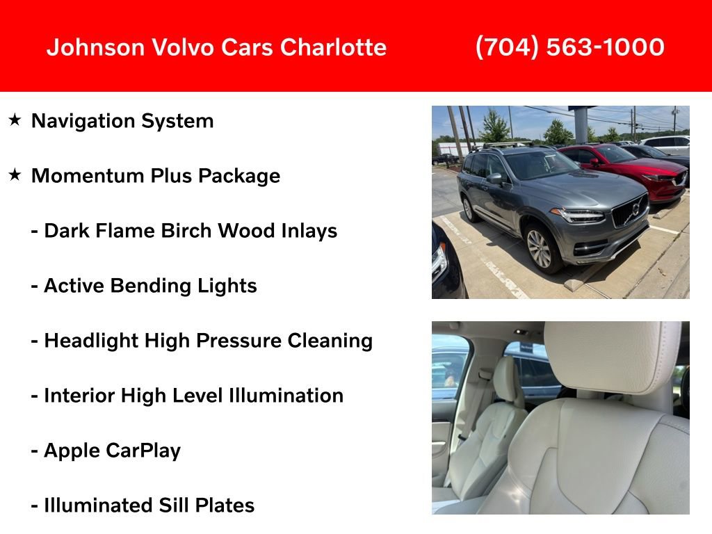 Used 2017 Volvo XC90 T6 Momentum w/ Vision Package AWD/4WD image 3