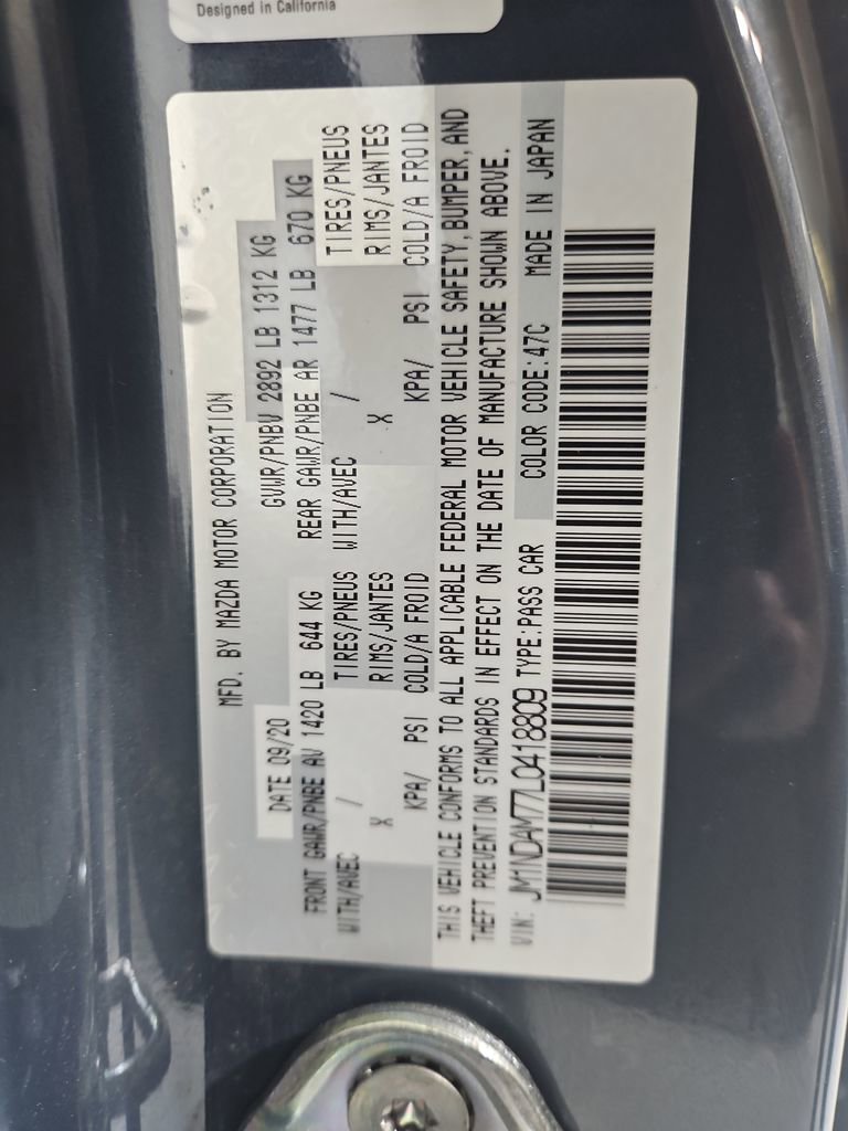 Used 2020 MAZDA MX-5 Miata RF Grand Touring image 29