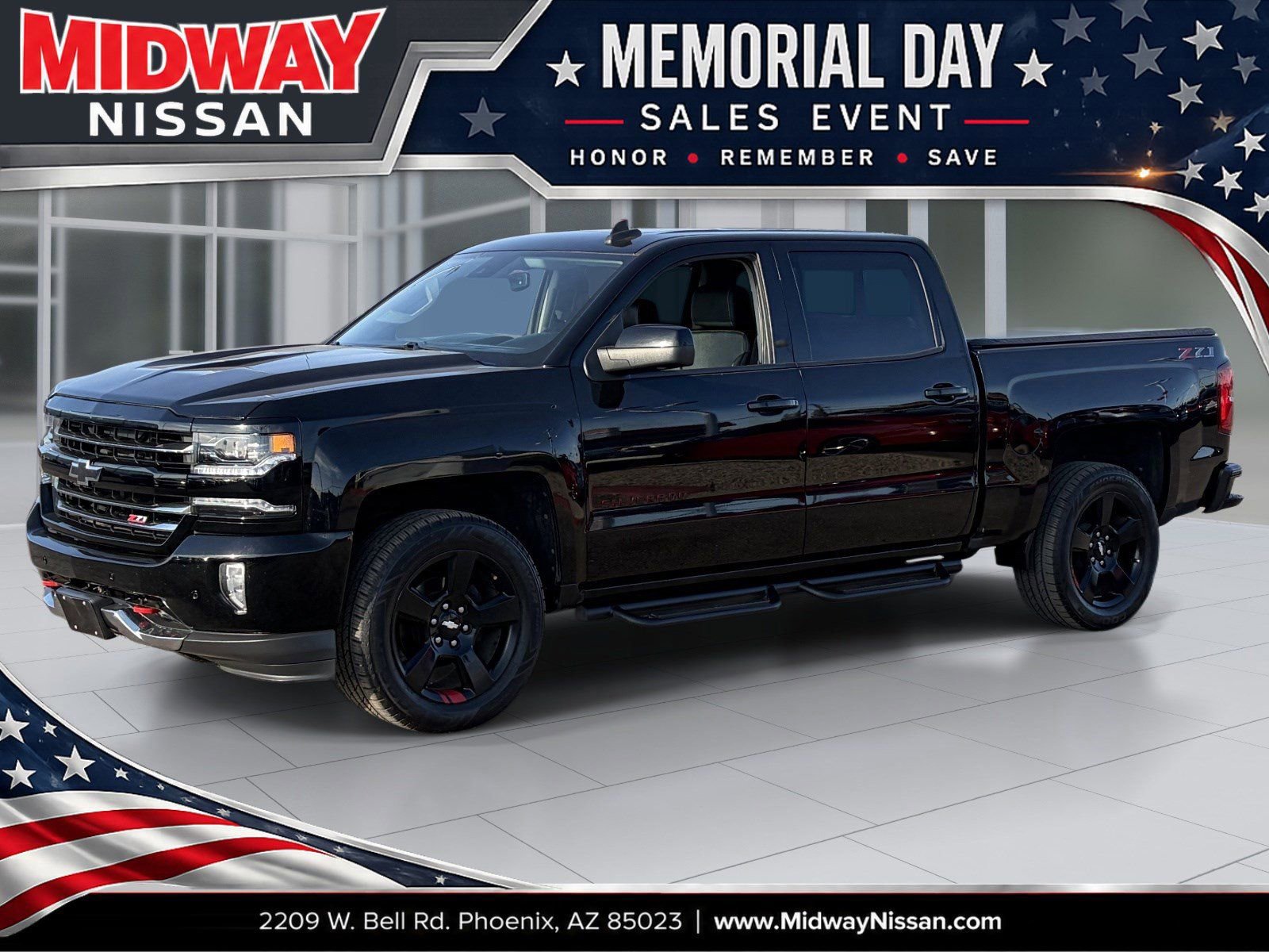 Used 2018 Chevrolet Silverado 1500 LTZ Z71 w/ Redline Edition AWD/4WD image 1