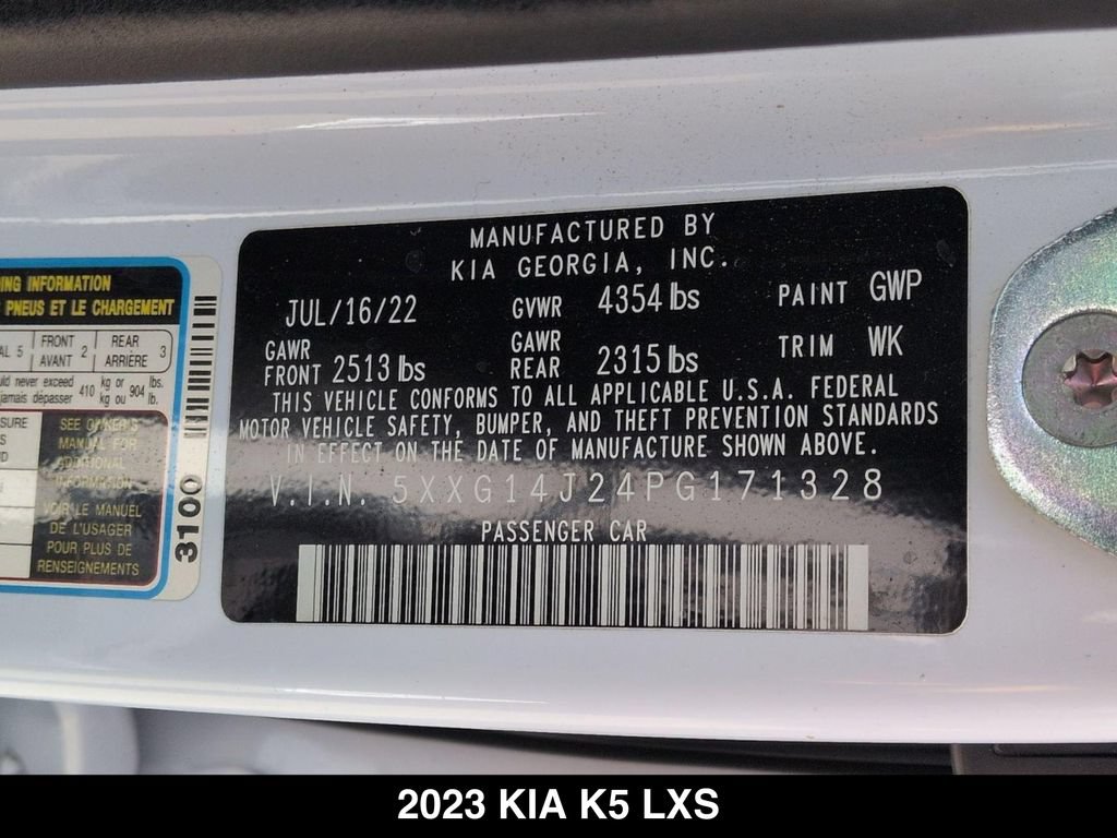 Used 2023 Kia K5 LXS FWD image 26