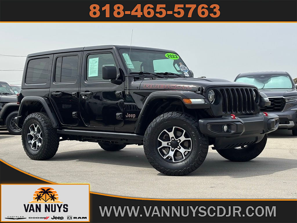 Used 2022 Jeep Wrangler Unlimited Rubicon w/ LED Lighting Group