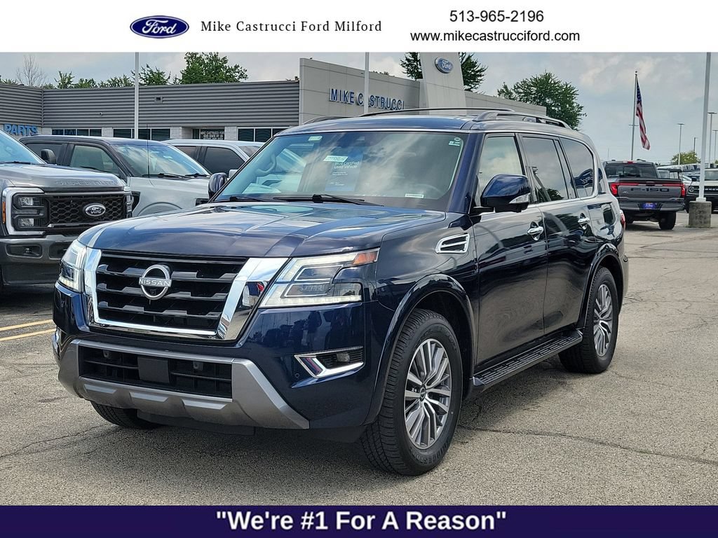Used 2023 Nissan Armada SL w/ Captain's Chairs Package