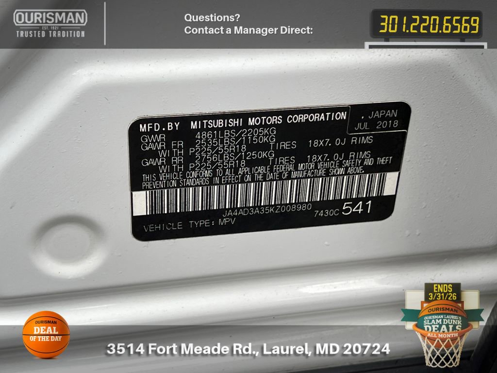 Used 2019 Mitsubishi Outlander LE image 30