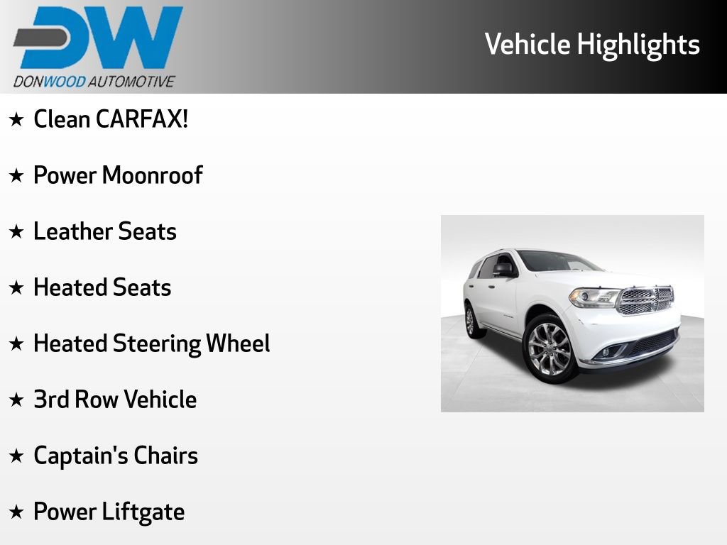Used 2016 Dodge Durango Citadel w/ Premium Entertainment Group AWD/4WD image 6