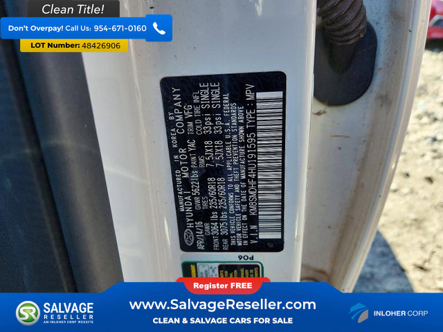 Used 2017 Hyundai Santa Fe SE AWD/4WD image 17