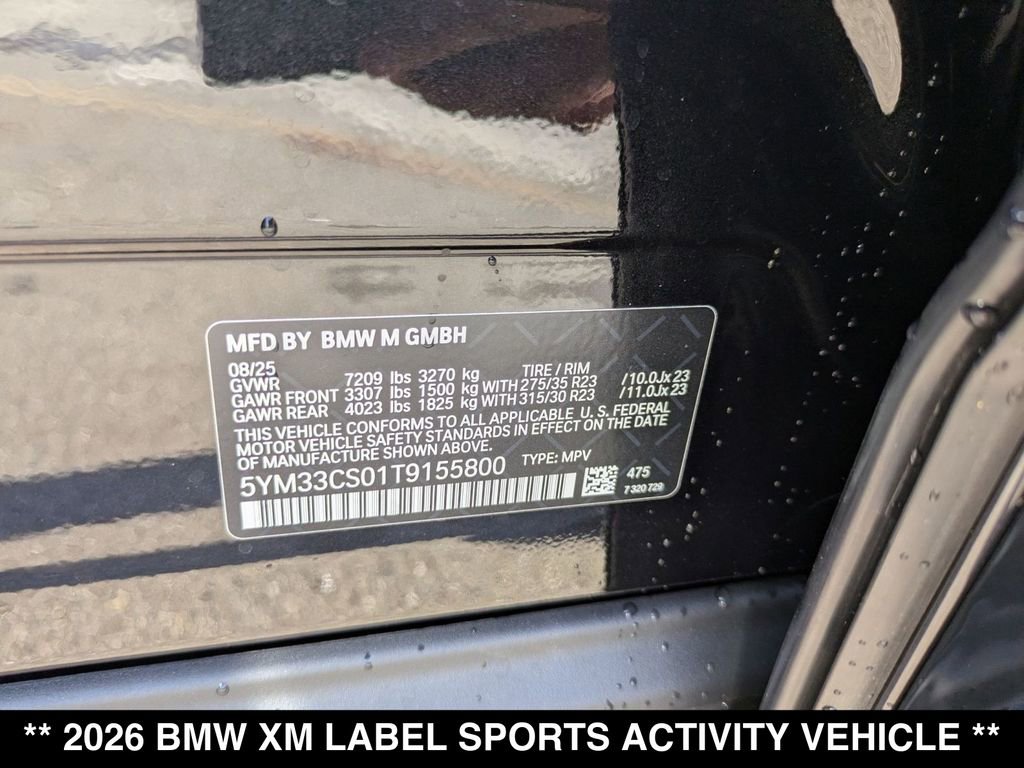 New 2026 BMW XM Label Red AWD/4WD image 20