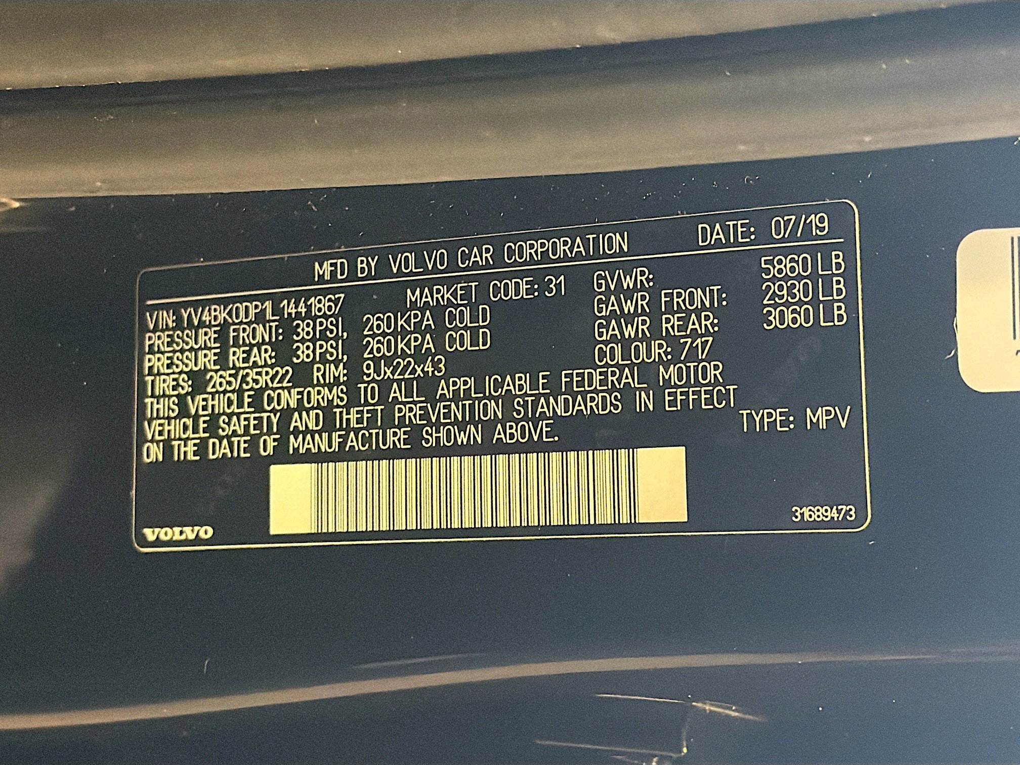 Used 2020 Volvo XC60 T8 Polestar image 12