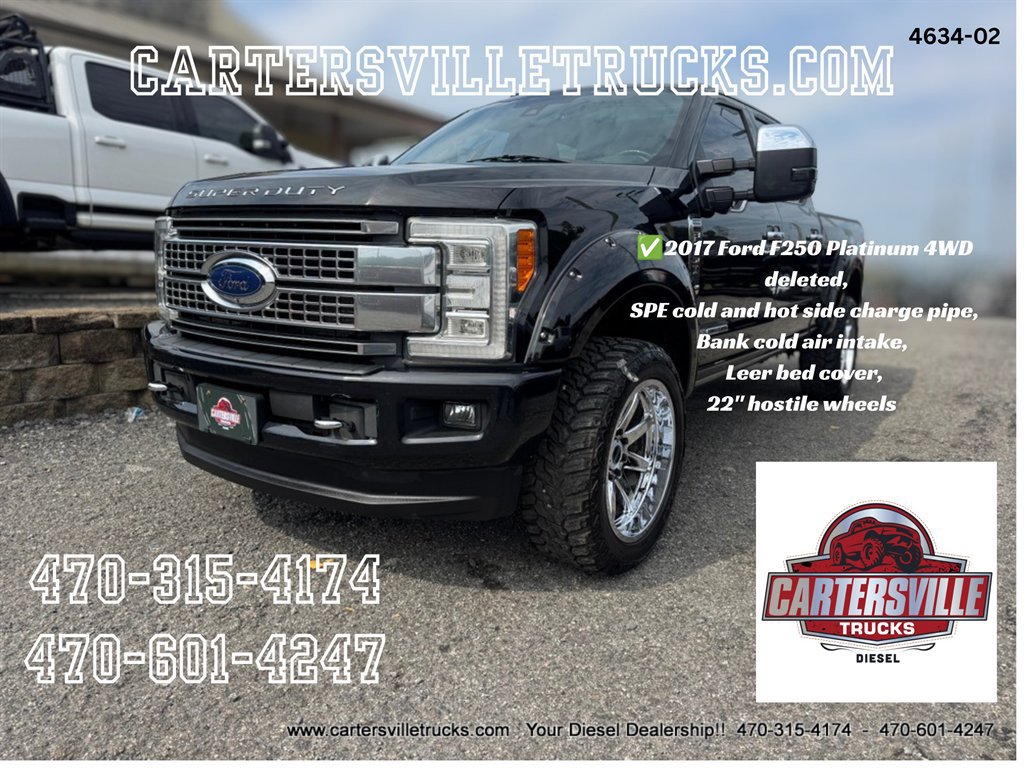 Used 2017 Ford F250 Platinum w/ Platinum Ultimate Package AWD/4WD image 1