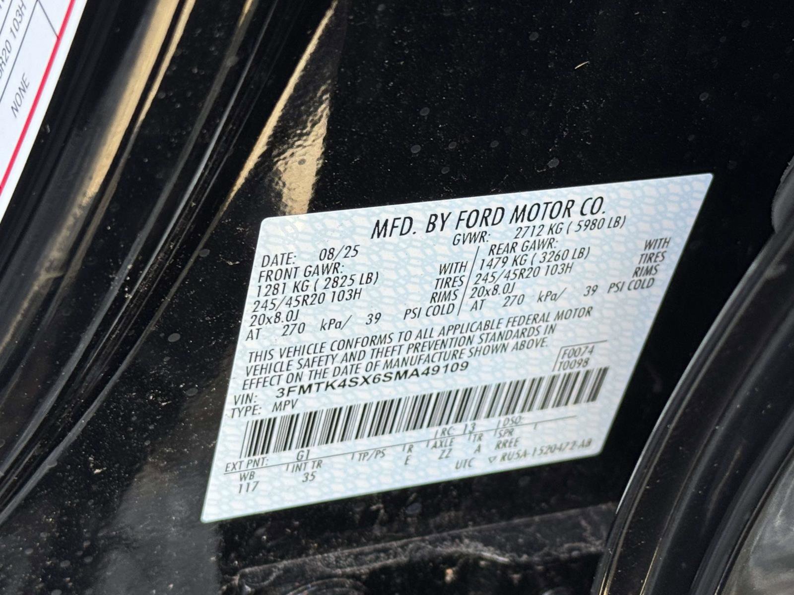 New 2025 Ford Mustang Mach-E GT w/ Interior Protection Package image 17