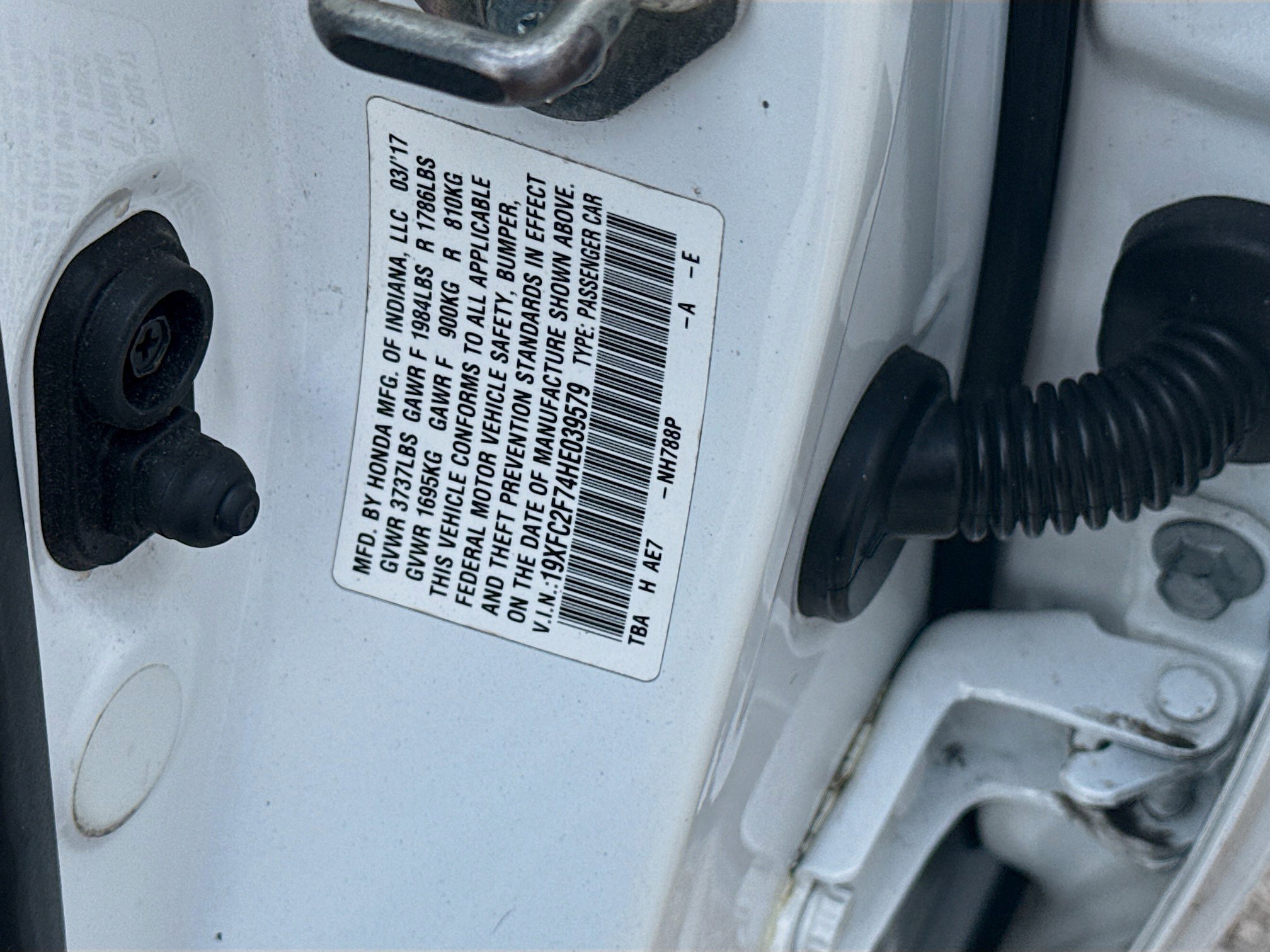 Certified 2017 Honda Civic EX image 36